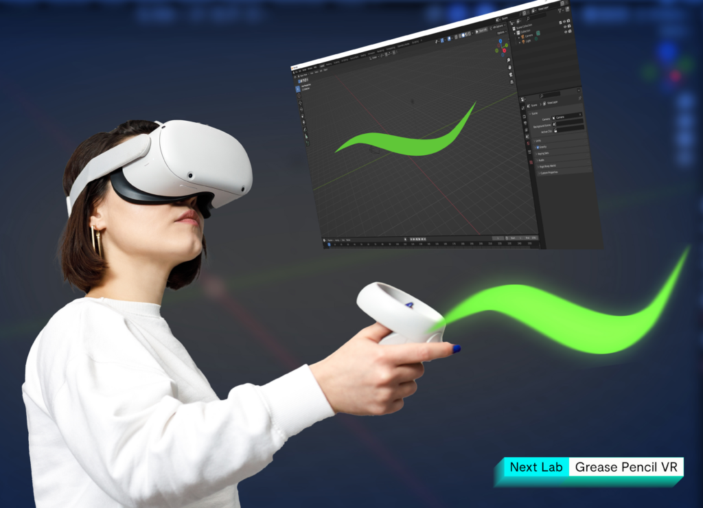 Next Lab Grease Pencil VR Immersive Tech Week